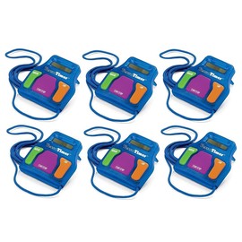 ETA hand2mind VersaTimer Stopwatch / Timer, Set of 6