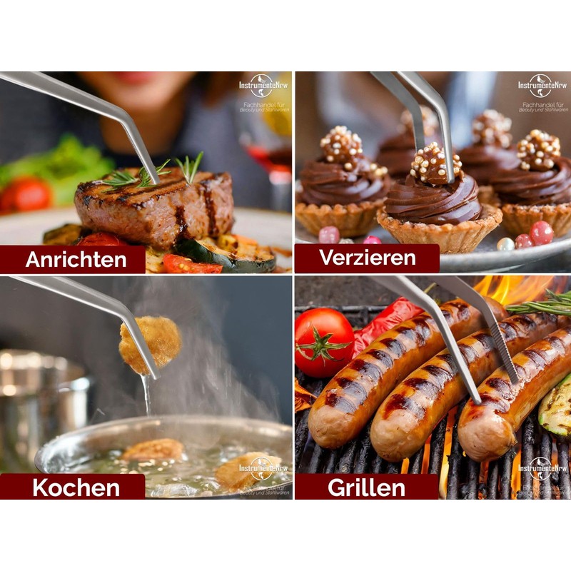 Premium Kitchen Tweezers | Barbecue Tweezers | Cooking Tweezers |