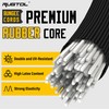 Upgraded Adjustable Bungee Cords with Hooks, 6 Pack Heavy Duty