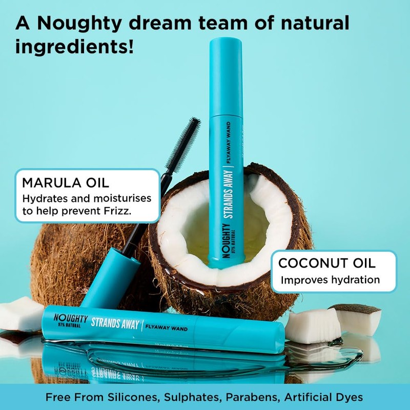 Bacchetta Flyaway Noughty 97% Natural Frizz Magic Strands Away, controlla