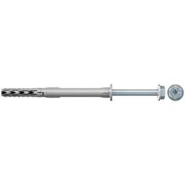 fischer - Long Dowels and Screws Nylon SXR 10 x 120, fischer Wall Concrete, Bag of 4