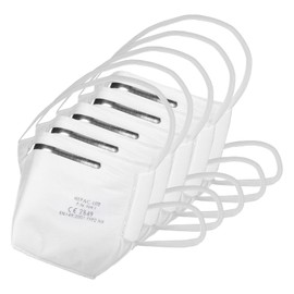 Trend Lightweight FFP2 HEPAC Filter Mask, Pack of 5, Efficient Particulate Capture & Day-Long Comfort, RPE/FFP2/A/5