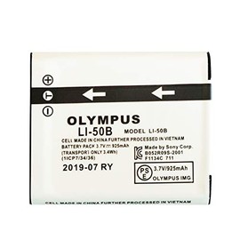 Olympus LI-50B LI50B Battery for VR-340 1010 1020 1030SW Tough 6000 6020 8000 8010 MJU 1010 1020 TG 610 620 630 810 XZ-1 XZ-10