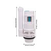 185mm Height Toilet Water Tank Fill Valve Set Dual Flush