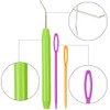 WILLBOND Knitting Loom Hooks, Crochet Hook Set, 6 Pcs Green