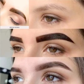 Kit Henna Cejas Hd Tipo Microblading Semipermanente Colores