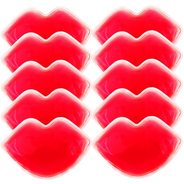 Lip Ice Pack for Cosmetic (10 Pack) Small Ice Pack