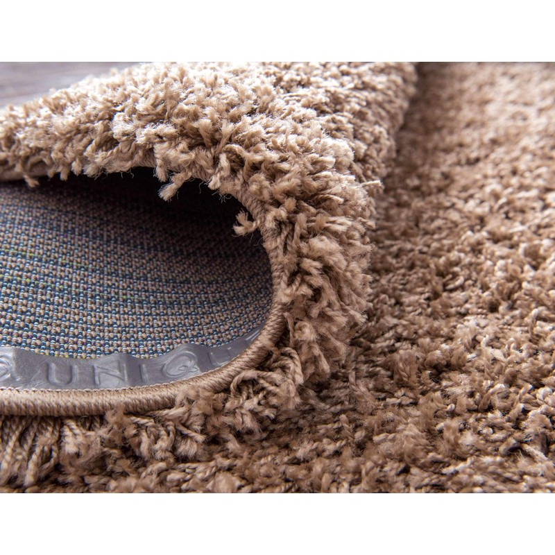 Unique Loom Solid Shag Collection Area Rug (8' x 10'