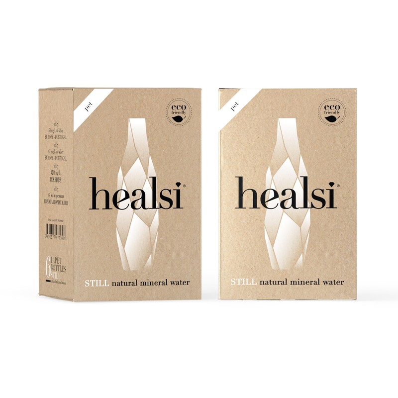 Healsi Natural Artesian Still Water, pH7, Rich in Silica, 6