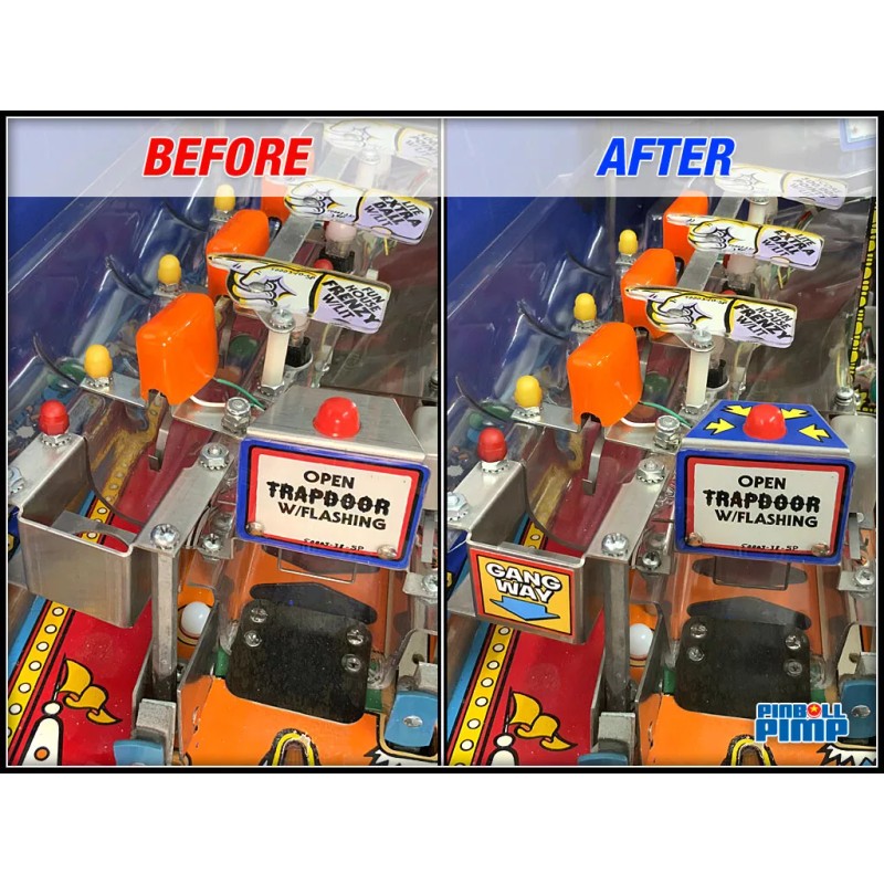 Williams Pinball FUNHOUSE Pinball - 10 Piece Custom Designed FULL
