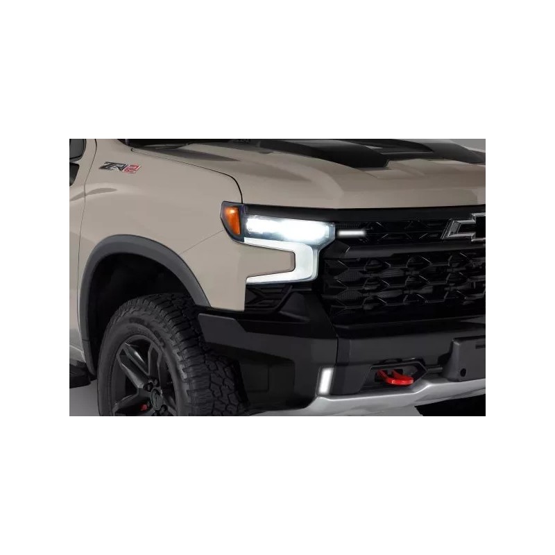 GTS Styling Headlight Covers Smoke 2 PCS. Fits Chevy Silverado