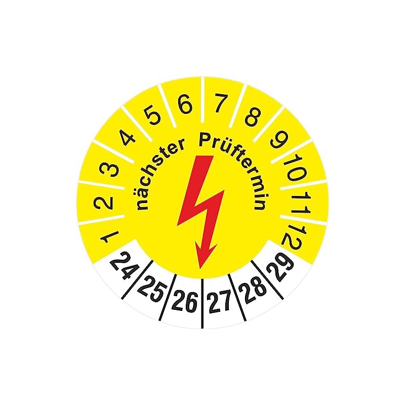 Pack of 500 Test Badges 30 mm Next Electrical Testing