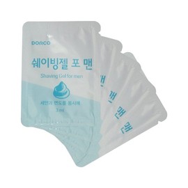 Dorco 도루코 페이스 일회용 쉐이빙 젤 3ml 50개 여행용 Dorco Face Disposable Shaving Gel 3ml 50pcs Travel Size