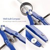 Compass for Geometry - for Math, Drawing, Drafting, School, Woodworking