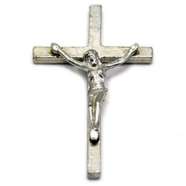 Phoenix Models Dollhouse Silver Crucifix Cross Miniature Religious Church 1:12 Accessories