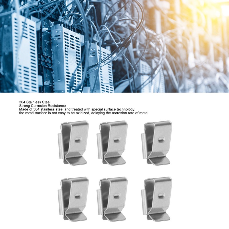 50 Pcs Solar Panel Cable Clip Barb Design Smoothly Edge