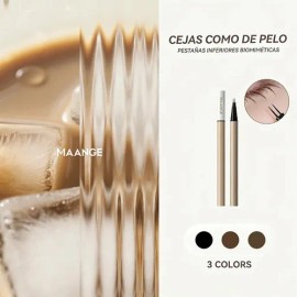 Lapiz Para Cejas,Delineador de Cejas LíQuido,Efecto 3D Waterproof,Natural Lapiz De Cejas Larga DuracióN A Prueba De Manchas,Hipoalergénicos Multifunci