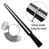 Bflaae Ring Sizer Measuring Tool Kit, Plastic Ring Mandrel, Reusable