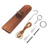 Tiardey Wooden Wall Mounted Bottle Opener with Ring Toss Game