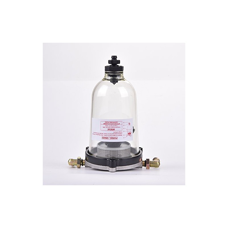 Diesel fuel water separator filter Stainless steel element Bowl Fuel