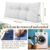 Wenqik Wedge Pillow Triangular Dorm Headboard Bed Rest Reading Backrest
