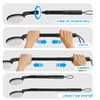 Gobiteli Back Scrubber for Shower,25" Long Handle Shower Brush for