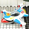 Inflatable Airplane Swimming Ring Inflated Plane Swim Float Seat with