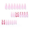 Valentine's Day Press on Nails Extra Long Coffin Fake Nails
