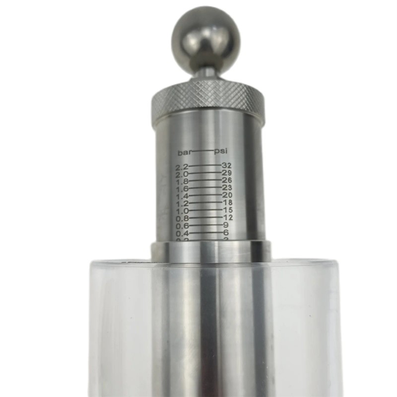1.5 in Tri Clamp Straight In-line Spunding Valve SS304 Stainless