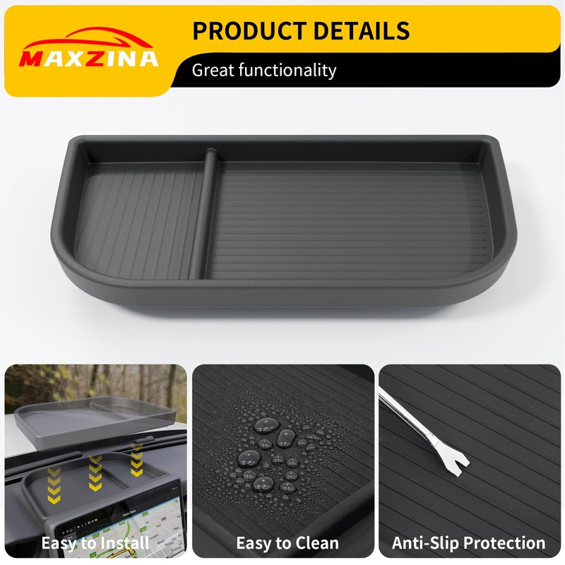 Maxzina Dashboard Storage Organizer Compatible with 2025 Maverick Silicone Dash