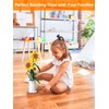 AMSHINE Sunflower Bouquet Building Block Set, Flower with Vase Building