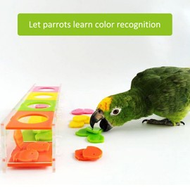 RoseFlower Bird Intelligence Training Toy, Parrot Bicycle Toy, Parrot Toy, Suitable for a Variety of Birds
