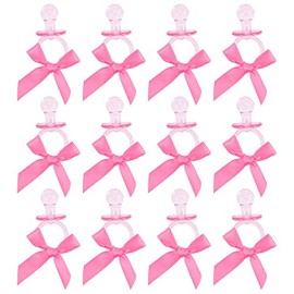 jojofuny 20 Piezas De Chupetes De AcríLico Para Baby Shower - Mini Chupetes Rosa Y Azul, DecoracióN De Fiesta Y Para Invitados