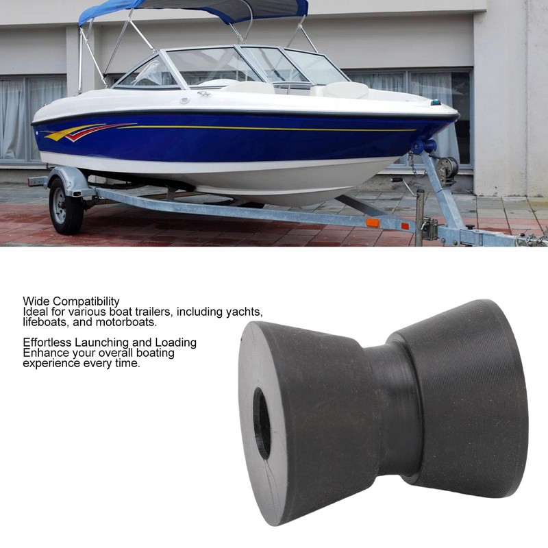 Boat Trailer Roller, 2Pcs 1.5 x 1.9in Boat Trailer Bow