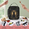 SKYDAWNY Black Cat Lunch Tote for Women, Cute Insulated Lunch