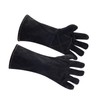 Sporting Style Animal Handling Gloves Bite Proof Reinforced Leather for