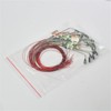 WANGCL 8PCS Model Railway Train Lamp Posts LED Street Light