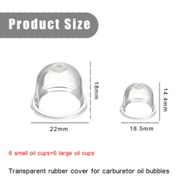 Pack of 12 bulb primer pumps, suitable for Stihl FS 38, FS 55, FS 80 etc., primer bulb carburettor, chainsaw/blower/brush cutter, spare parts, primer pump for brush cutter, thread cutter, brush cutter