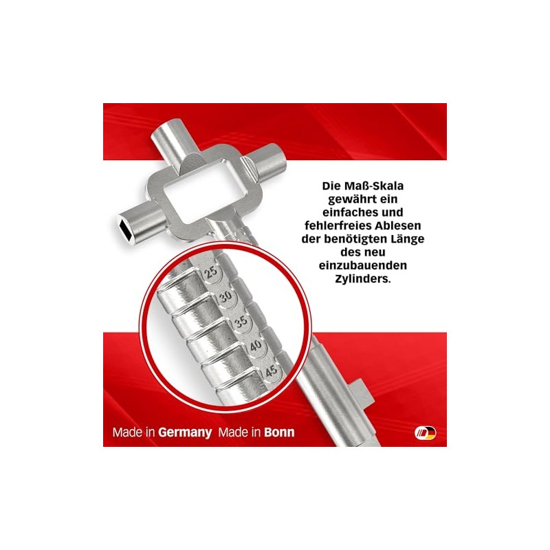 Multipick Universal Key [Made in Germany] Construction Key – Architect