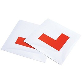 Fully Magnetic L Plates for New Drivers, 2 Pack Learner Plate, perfect choice for driving security