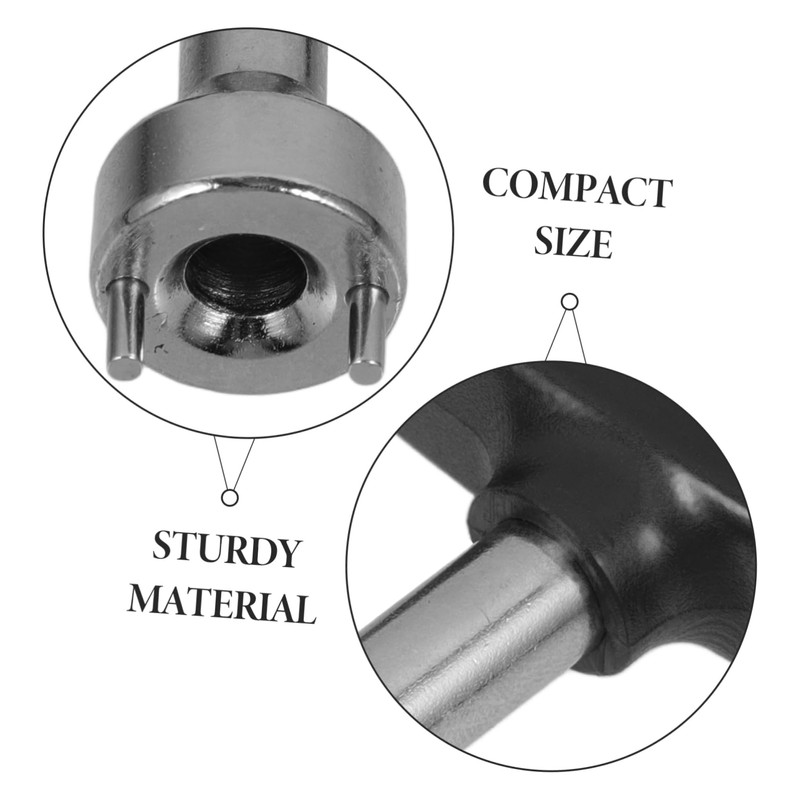 KOMBIUDA Tools Shoes Spike Wrench Plastic Handle Black Long Pegs