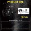 COLIGHT Slim 50"inch LED Light Bar Strobe Amber White Spot