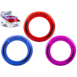 Assorted Color Flying Ring Skimmer Disc- 24cm, 1 Piece Design (3 Colors: Red, Pink, Blue) - Super-Fast Action, Perfect for Outdoor Fun & Fitness at the Park, Garden and Beyond