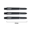 WINMAU Pro-Force Black Intermediate Nylon Ring Grip Dart Stems -