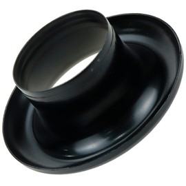 Modengzhe 3.5-inch Bellmouth Type Aluminum Velocity Stack Adapter, Air Intake Horn Air Inlet Decorative Cover (Red)