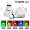 10 pieces LED badminton balls, badminton shuttlecocks made of goose