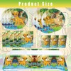 51PCS Lion Party Tableware Set - Lion Theme Decoration for