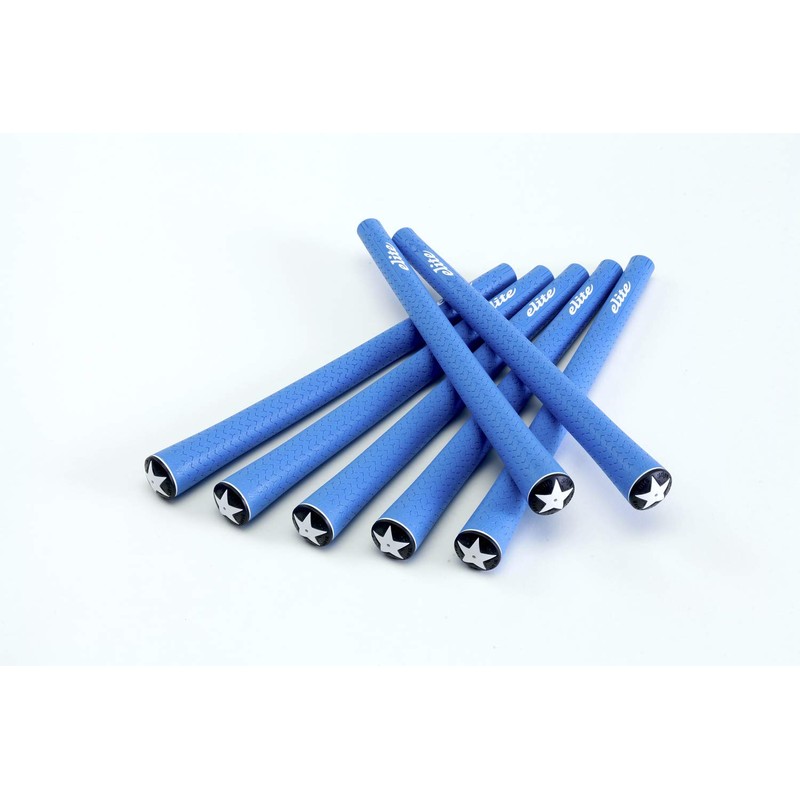 elitegrips Y360°SV M58 Golf Grips, Set of 7, Marine Blue/Berlina