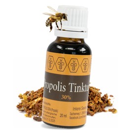 NORDBIENCHEN Propolis Tincture with 30% Propolis from Own Beekeeping - 20 ml Propolis Drops Bees Propolis Extract - Propolis Tincture - Beekeeper Quality