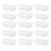 4L Litre Small Plastic Wham Storage Boxes With Lids Crystal
